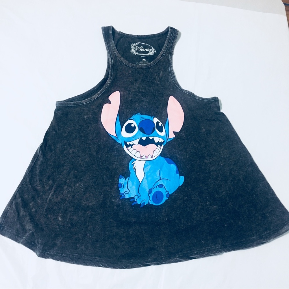 Lilo & Stitch Acid Wash Racerback Tank, M